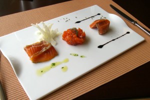 前菜 ノルウェーサーモン