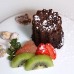ビターチョコのふわふわケーキ